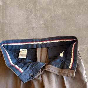 Burberry London Classic Fit Brown Cotton Dress Pants